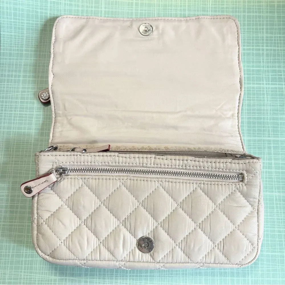 MZ WALLACE Crosby Convertible Wristlet Wallet - Mushroom